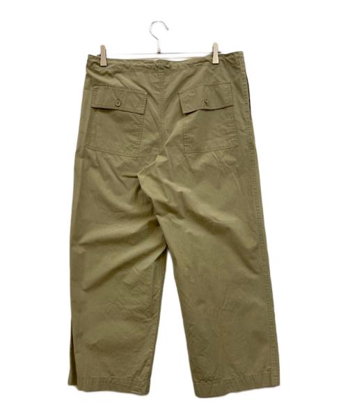 Eleven 2nd（イレブンセカンド）Eleven 2nd (イレブンセカンド) FIRE COTTON POPLIN WIDE PANTS ベージュ サイズ:下記参照の古着・服飾アイテム