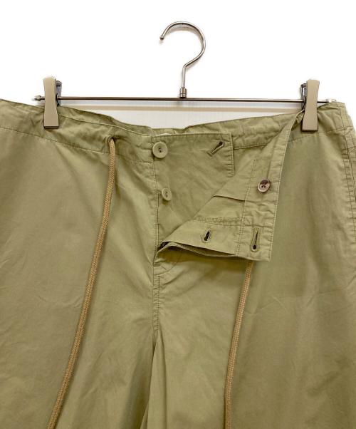 Eleven 2nd（イレブンセカンド）Eleven 2nd (イレブンセカンド) FIRE COTTON POPLIN WIDE PANTS ベージュ サイズ:下記参照の古着・服飾アイテム