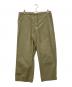Eleven 2nd（イレブンセカンド）の古着「FIRE COTTON POPLIN WIDE PANTS」｜ベージュ