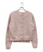 Apuweiser-richeアプワイザーリッシェ）の古着「アンサンブルキラキラカーディガン」｜ピンク