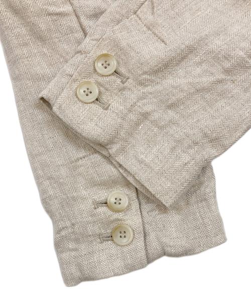 Spick and Span（スピック＆スパン）Spick and Span (スピック＆スパン) リネンエアリージャケット ベージュ サイズ:34の古着・服飾アイテム