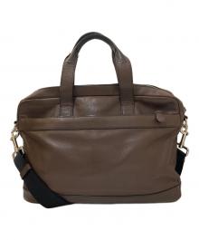 COACH（コーチ）の古着「2WAYレザーブリーフケース」｜ブラウン