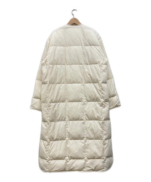 TODAYFUL（トゥデイフル）TODAYFUL (トゥデイフル) ノーカラーキルティングダウンコート アイボリー サイズ:38の古着・服飾アイテム