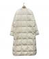 TODAYFUL (トゥデイフル) ノーカラーキルティングダウンコート アイボリー サイズ:38：10000円