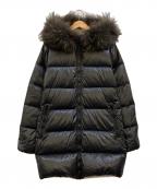 DUVETICAデュベティカ）の古着「ファー付きダウンコート」｜ブラック