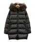 DUVETICA（デュベティカ）の古着「ファー付きダウンコート」｜ブラック