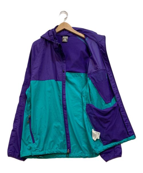 NIKE ACG（ナイキエーシージー）NIKE ACG (ナイキエーシージー) バイカラー マウンテンパーカー グリーン×パープル サイズ:Lの古着・服飾アイテム
