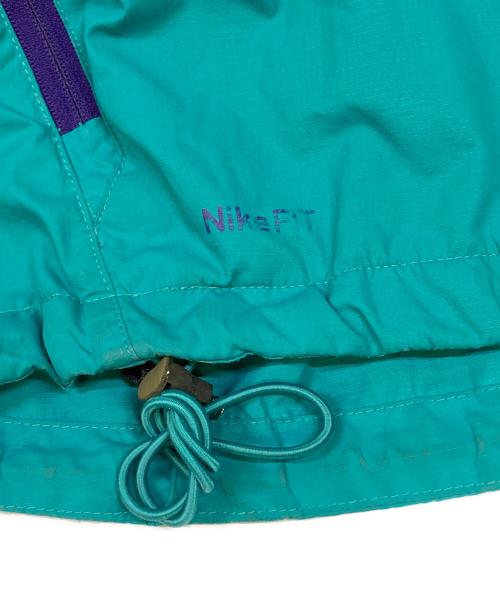 NIKE ACG（ナイキエーシージー）NIKE ACG (ナイキエーシージー) バイカラー マウンテンパーカー グリーン×パープル サイズ:Lの古着・服飾アイテム