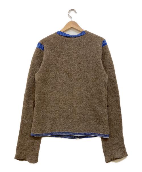 COMME des GARCONS HOMME PLUS（コムデギャルソンオムプリュス）COMME des GARCONS HOMME PLUS (コムデギャルソンオムプリュス) アルパカウールカーディガン ブラウン サイズ:下記参照の古着・服飾アイテム