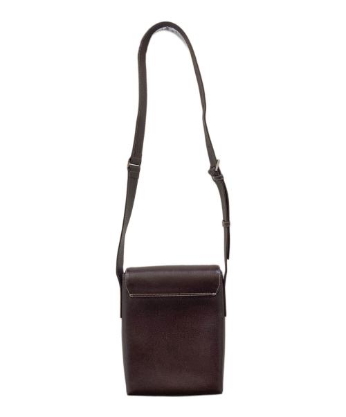 BURBERRY（バーバリー）BURBERRY (バーバリー) 裏地ノバチェック レザーショルダーバッグ ブラウンの古着・服飾アイテム