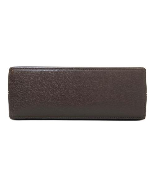 BURBERRY（バーバリー）BURBERRY (バーバリー) 裏地ノバチェック レザーショルダーバッグ ブラウンの古着・服飾アイテム