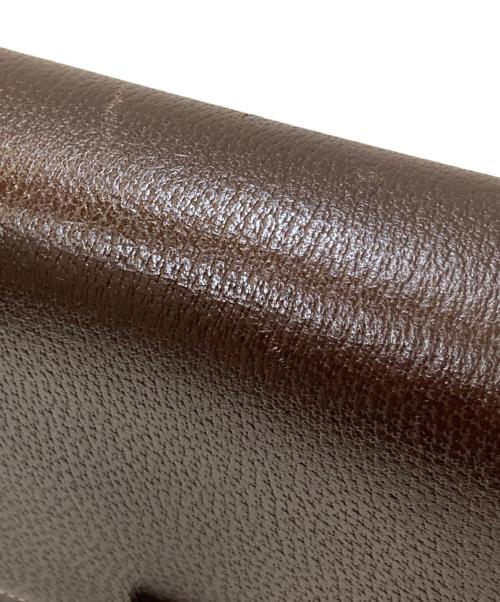 BURBERRY（バーバリー）BURBERRY (バーバリー) 裏地ノバチェック レザーショルダーバッグ ブラウンの古着・服飾アイテム