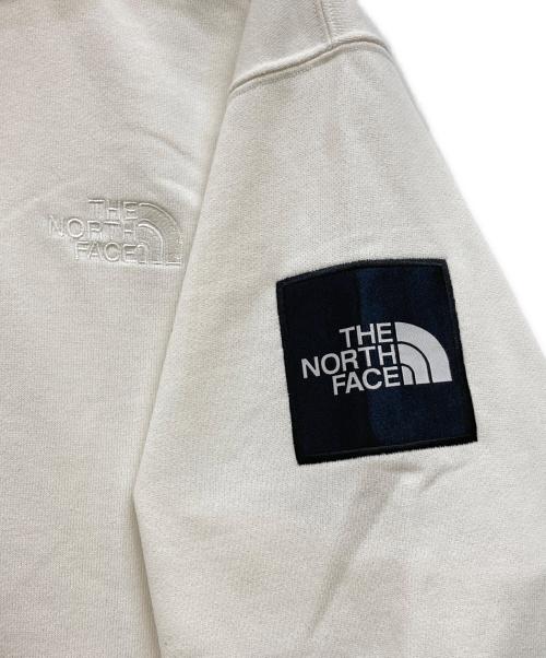 THE NORTH FACE（ザ ノース フェイス）THE NORTH FACE (ザ ノース フェイス) スクエアロゴフルジップフーディ ホワイト サイズ:Mの古着・服飾アイテム