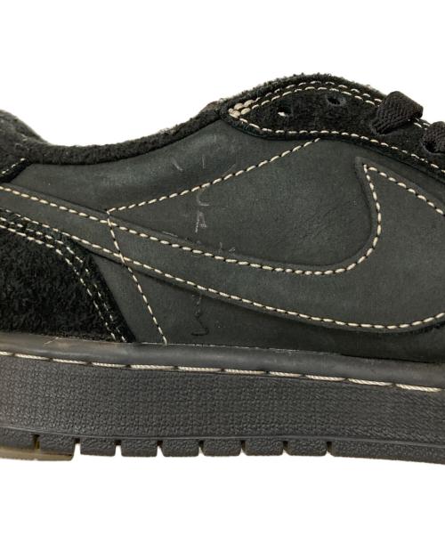 NIKE（ナイキ）NIKE (ナイキ) Travis Scott (トラヴィススコット) Air Jordan 1 Low OG SP Black Phantom ブラック サイズ:27㎝の古着・服飾アイテム