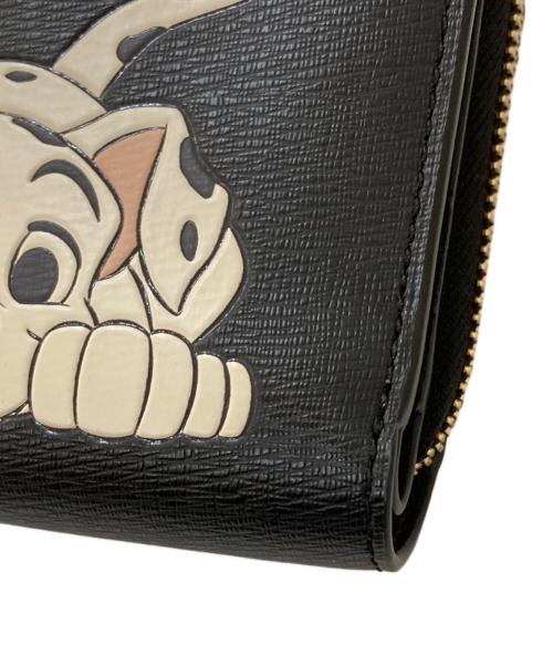 Kate Spade（ケイトスペード）Kate Spade (ケイトスペード) DISNEY (ディズニー) コンパクトウォレット ブラックの古着・服飾アイテム
