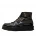 REGULATION Yohji Yamamoto (レギュレーションヨウジヤマモト) レザー デミブーツ ブラック サイズ:不明(26~27㎝相当)：12000円