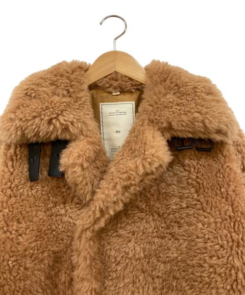 GU（ジーユー）GU (ジーユー) rokh (ロク) ファーリーコート ブラウン サイズ:Mの古着・服飾アイテム