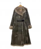 DOLCE & GABBANAドルチェ＆ガッバーナ）の古着「ラビットファー ムートンコート」｜ブラック