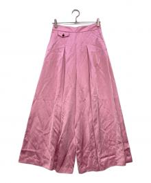 ADORE（アドーア）の古着「raster tricotine pants」｜ピンク