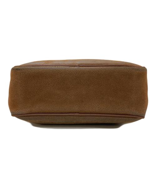 Burberry's（バーバリー）Burberry's (バーバリーズ) ノバチェックストラップ レザーショルダーバッグ ブラウンの古着・服飾アイテム