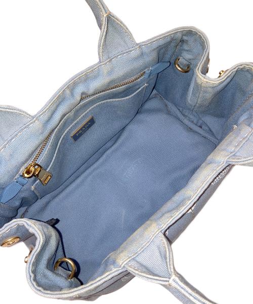 PRADA（プラダ）PRADA (プラダ) カナパ2wayバッグ スカイブルーの古着・服飾アイテム