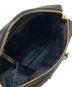 中古・古着 PRADA (プラダ) リボンキャンバスロゴジャガードショルダーバッグ ブラック：28000円