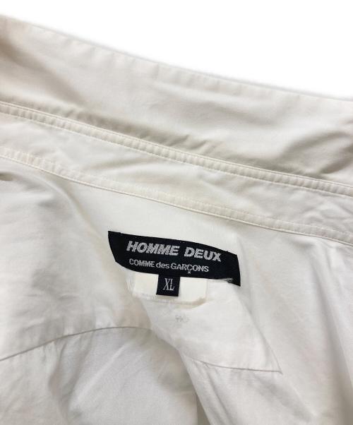 COMME des GARCONS HOMME DEUX（コムデギャルソン オム ドゥ）COMME des GARCONS HOMME DEUX (コムデギャルソン オム ドゥ) ドットレギュラーカラーシャツ ホワイト サイズ:XLの古着・服飾アイテム
