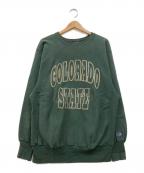 Championチャンピオン）の古着「90's リバースウィーブスウェット」｜グリーン