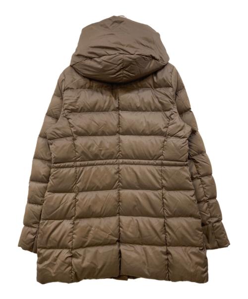 23区（ニジュウサンク）23区 (ニジュウサンク) シレータフタ ミドル丈 ダウンコート ブラウン サイズ:40の古着・服飾アイテム