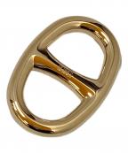 HERMESエルメス）の古着「シェーヌダンクル スカーフリング」｜ゴールド