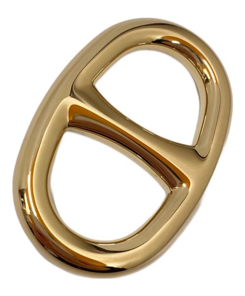 HERMES（エルメス）HERMES (エルメス) シェーヌダンクル スカーフリング ゴールドの古着・服飾アイテム