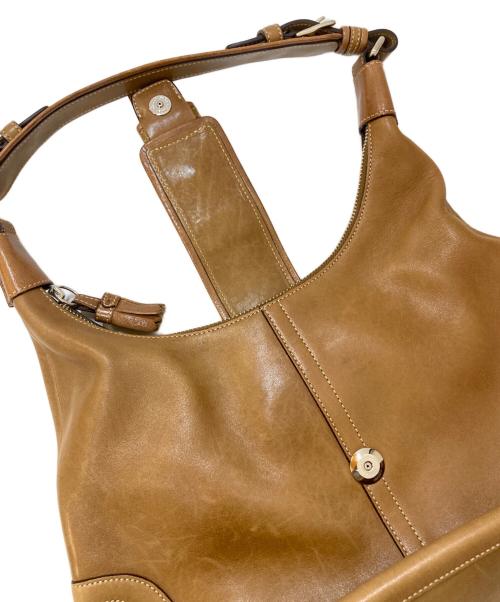 COACH（コーチ）COACH (コーチ) ソーホー レザーワンショルダーバッグ ベージュの古着・服飾アイテム