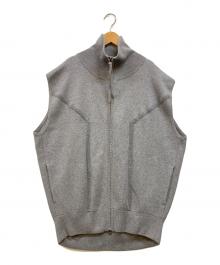 Venit（ヴェニット）の古着「COTTON WOOL PILE VEST」｜グレー