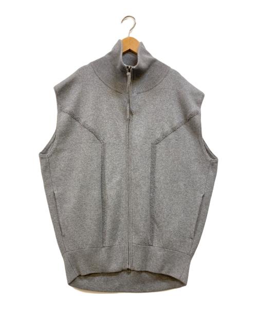Venit（ヴェニット）VENIT (ヴェニット) COTTON WOOL PILE VEST グレー サイズ:Mの古着・服飾アイテム