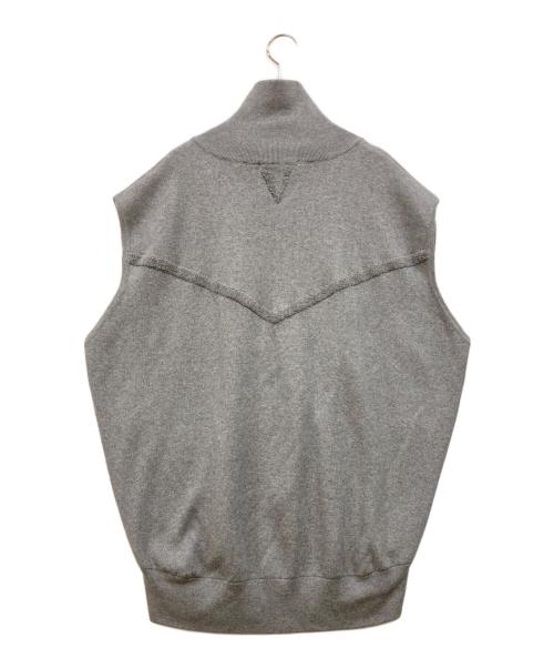 Venit（ヴェニット）VENIT (ヴェニット) COTTON WOOL PILE VEST グレー サイズ:Mの古着・服飾アイテム