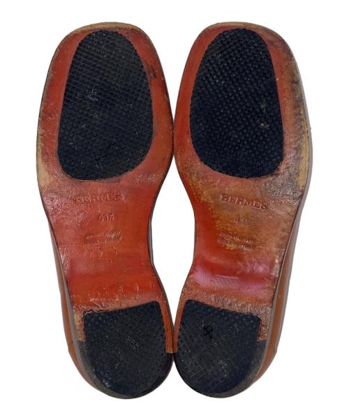 HERMES（エルメス）HERMES (エルメス) コンスタンス レザーローファー ブラウン サイズ:41 1/2の古着・服飾アイテム