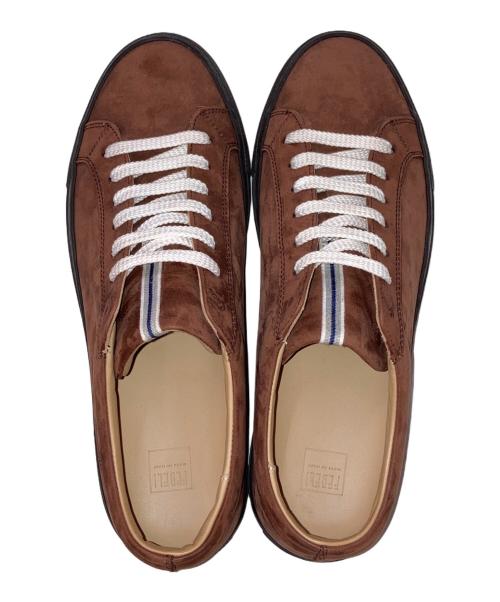 FEDELI（フェデーリ）FEDELI (フェデーリ) ヌバックレザースニーカー ブラウン サイズ:41 1/2の古着・服飾アイテム