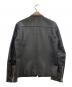 LIDnM (リドム) ラムレザーライダースジャケット ブラック サイズ:S：5000円