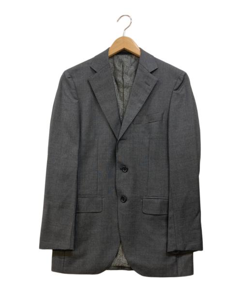 ONLY（オンリー）ONLY (オンリー) 裏地ペイズリー3ピース セットアップスーツ グレー サイズ:749/70の古着・服飾アイテム