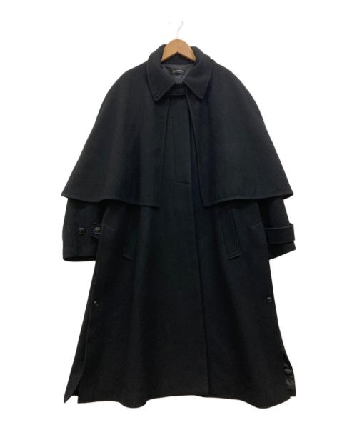 MAISON SPECIAL（メゾンスペシャル）MAISON SPECIAL (メゾンスペシャル) ウールケープコート ブラック サイズ:FREEの古着・服飾アイテム