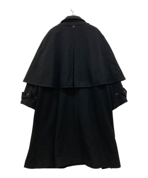 MAISON SPECIAL（メゾンスペシャル）MAISON SPECIAL (メゾンスペシャル) ウールケープコート ブラック サイズ:FREEの古着・服飾アイテム