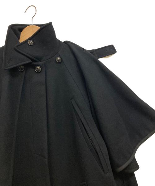 MAISON SPECIAL（メゾンスペシャル）MAISON SPECIAL (メゾンスペシャル) ウールケープコート ブラック サイズ:FREEの古着・服飾アイテム