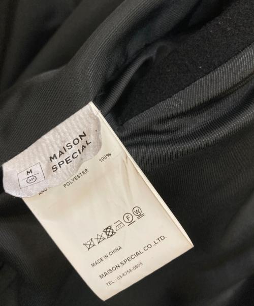 MAISON SPECIAL（メゾンスペシャル）MAISON SPECIAL (メゾンスペシャル) ウールケープコート ブラック サイズ:FREEの古着・服飾アイテム
