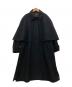 MAISON SPECIAL（メゾンスペシャル）の古着「ウールケープコート」｜ブラック