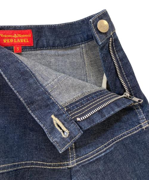 Vivienne Westwood RED LABEL（ヴィヴィアンウエストウッドレッドレーベル）Vivienne Westwood RED LABEL (ヴィヴィアンウエストウッドレッドレーベル) デニムミニスカート インディゴ サイズ:3の古着・服飾アイテム