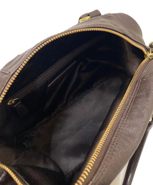 COACH（コーチ）COACH (コーチ) アシュレイ レザー サッチェル 2WAYバッグ ブラウンの古着・服飾アイテム