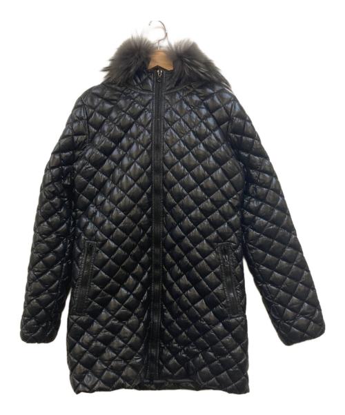 DUVETICA（デュベティカ）DUVETICA (デュベティカ) ACCA ファー付きキルティングダウンコート グレー サイズ:44の古着・服飾アイテム