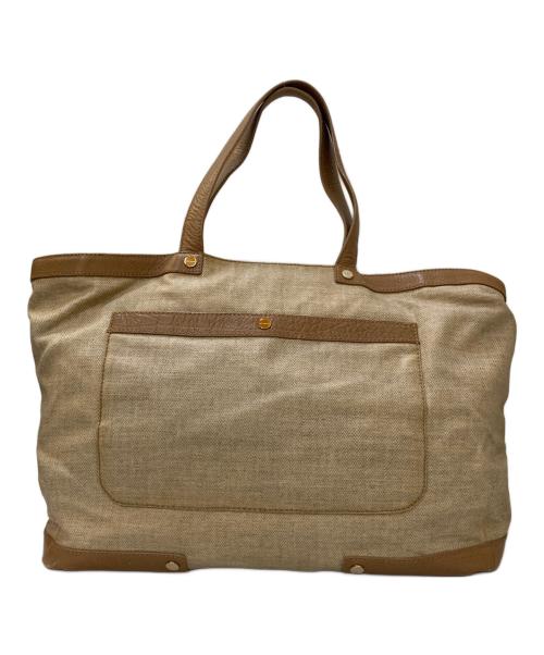 BVLGARI（ブルガリ）BVLGARI (ブルガリ) コレツィオーネ PVCトートバッグ ベージュの古着・服飾アイテム