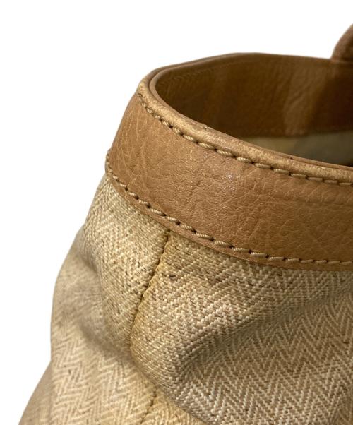 BVLGARI（ブルガリ）BVLGARI (ブルガリ) コレツィオーネ PVCトートバッグ ベージュの古着・服飾アイテム