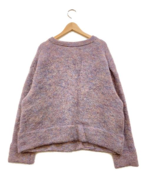 Curensology（カレンソロジー）Curensology (カレンソロジー) カラーモヘアニット パープル サイズ:F 未使用品の古着・服飾アイテム